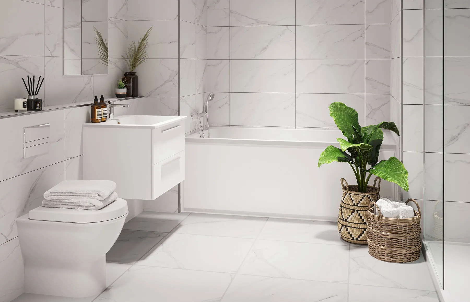 Family bathroom, Vista